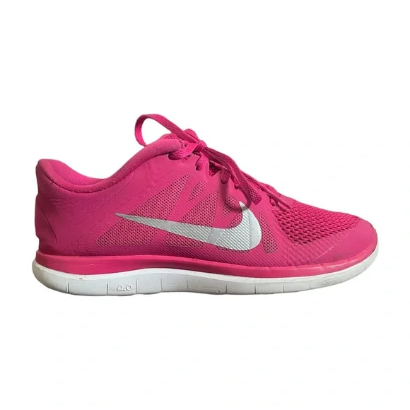 Nike Shoes Nike Free 4 V4 Running Shoes Hot Pink Berry Gray